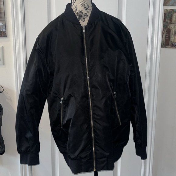 Wilfred Jackets & Blazers - Wilfred Free Black Oversized Long Bomber Jacket